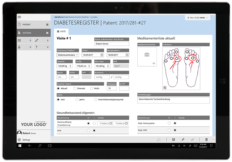 CBmed Klinische Studien in der Diabetesambulanz | HybridForms