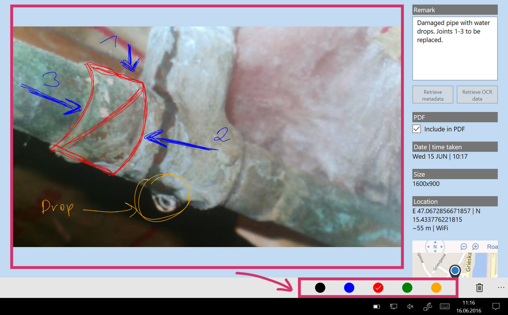 HybridForms: Photos - annotations