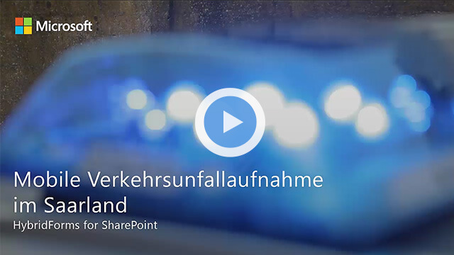 HybridForms: Mobile Verkehrsunfallaufnahme im Saarland