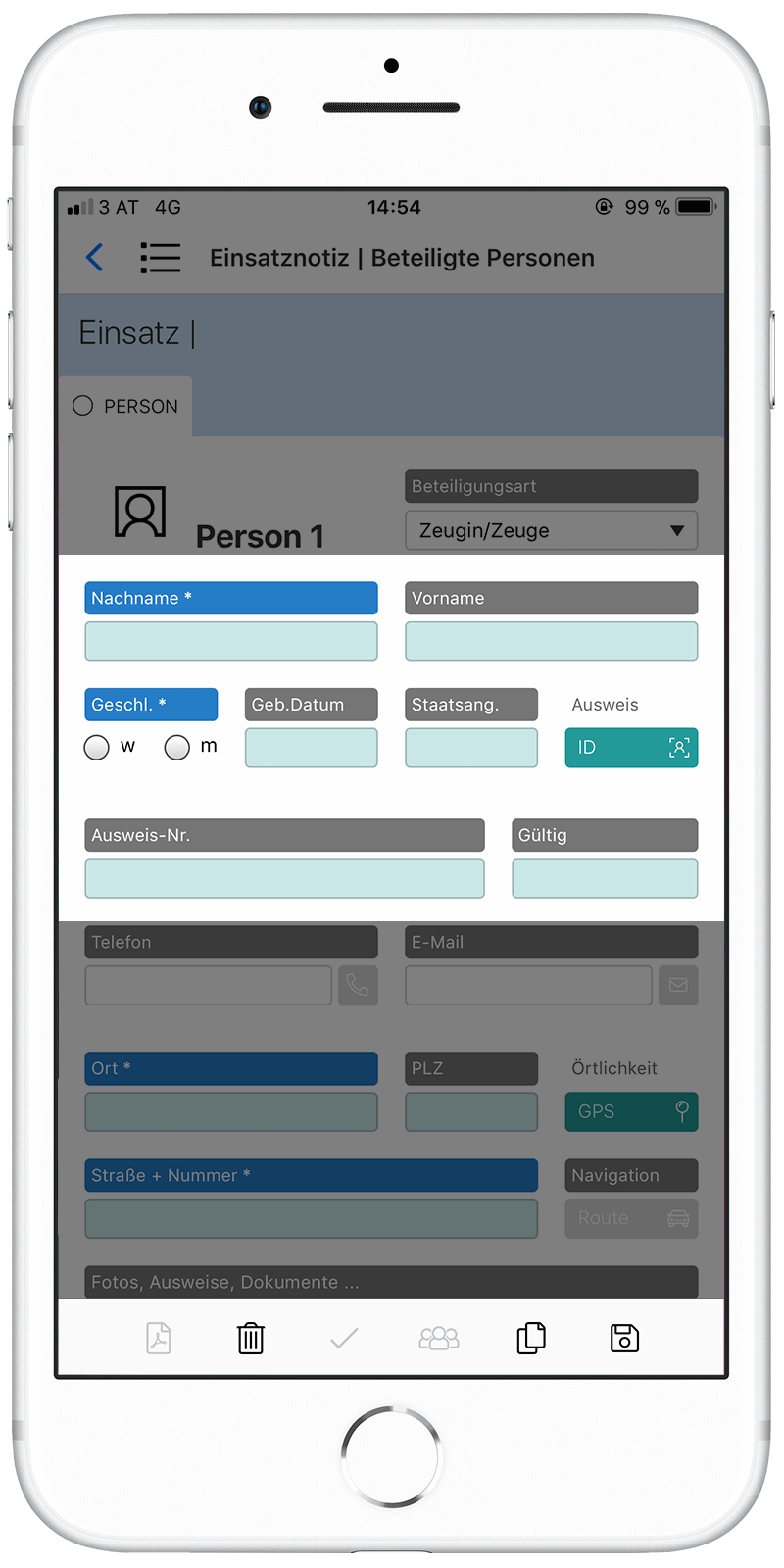 Integration of Anyline HybridForms: Integration of Anyline
