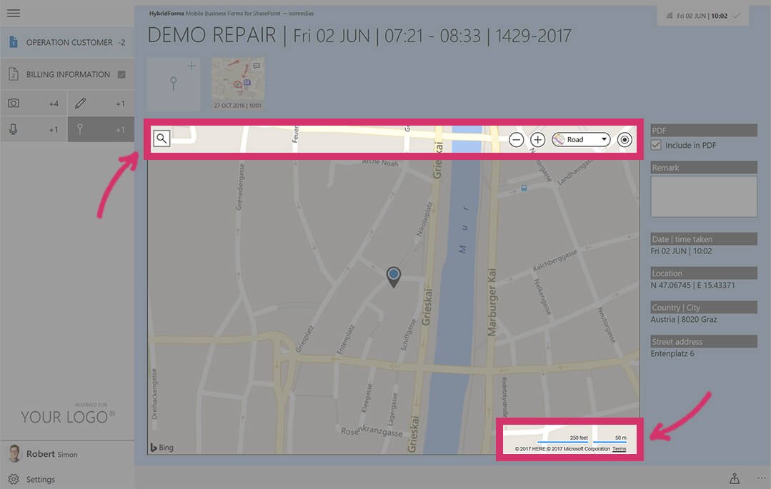 Map tools